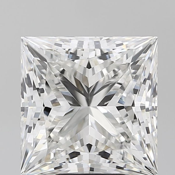 6.34-Carat Princess Shape Lab Grown Diamond