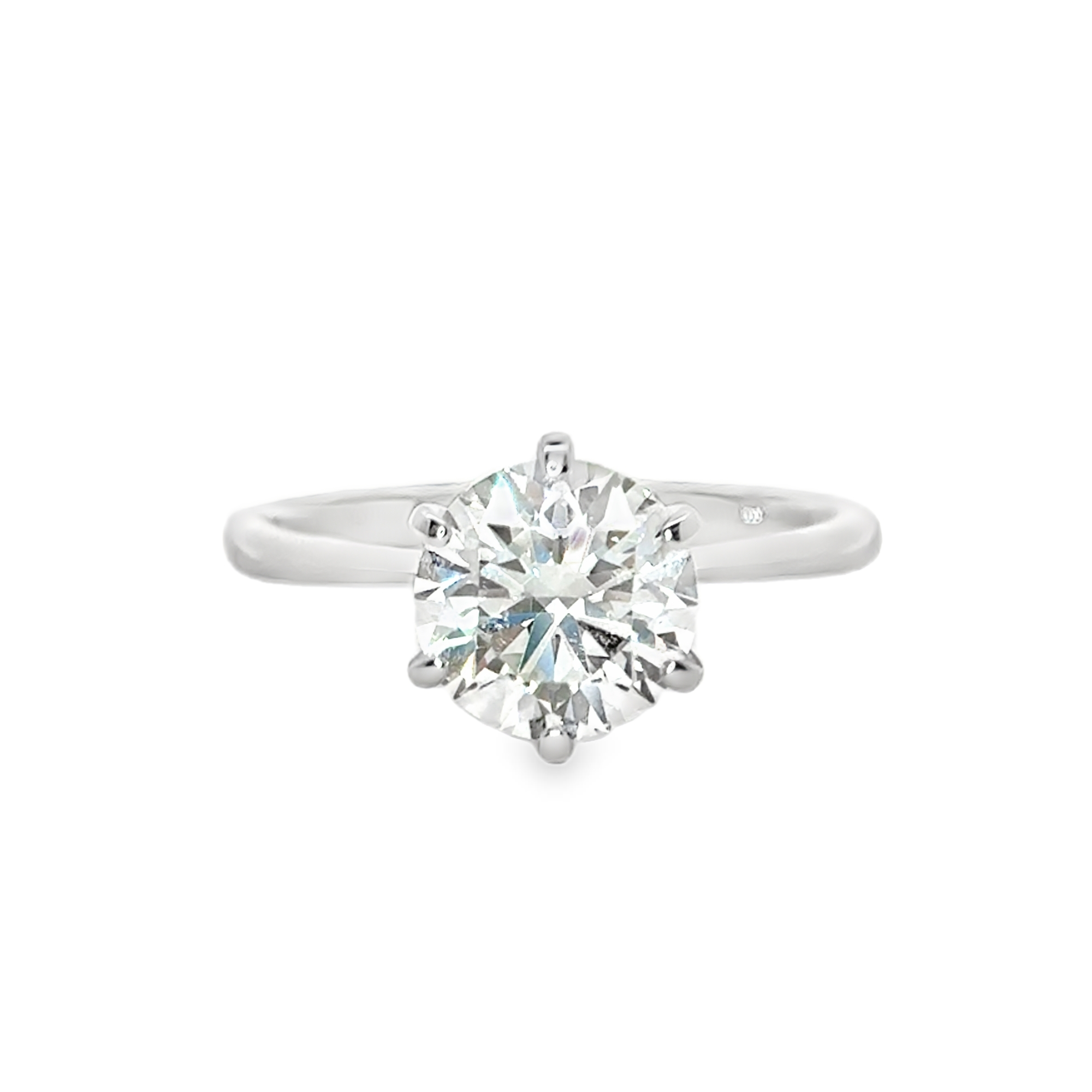 Six Prong Solitaire Engagement Ring [Setting Only] - KNT2S