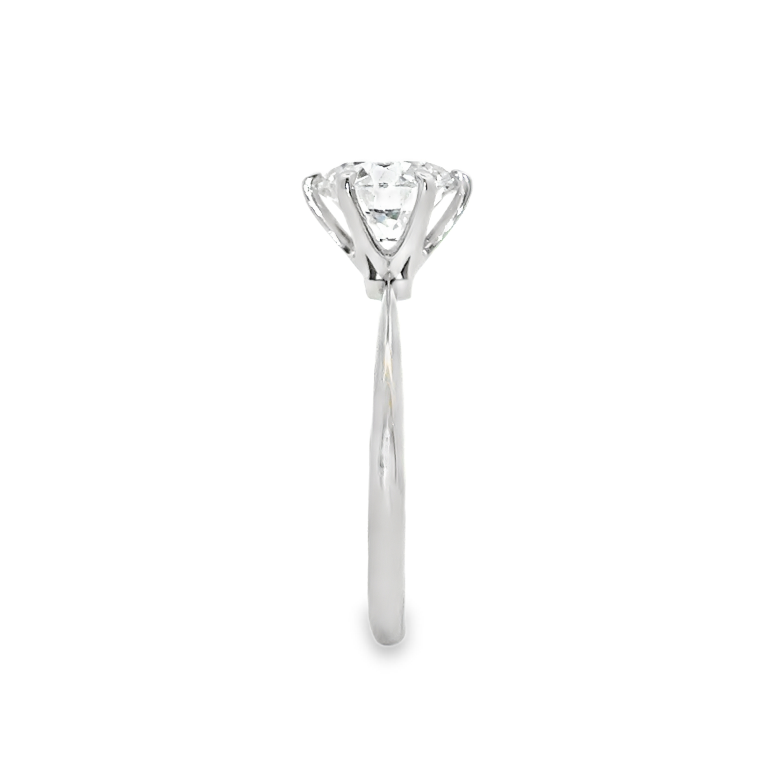 Six Prong Solitaire Engagement Ring [Setting Only] - KNT2S