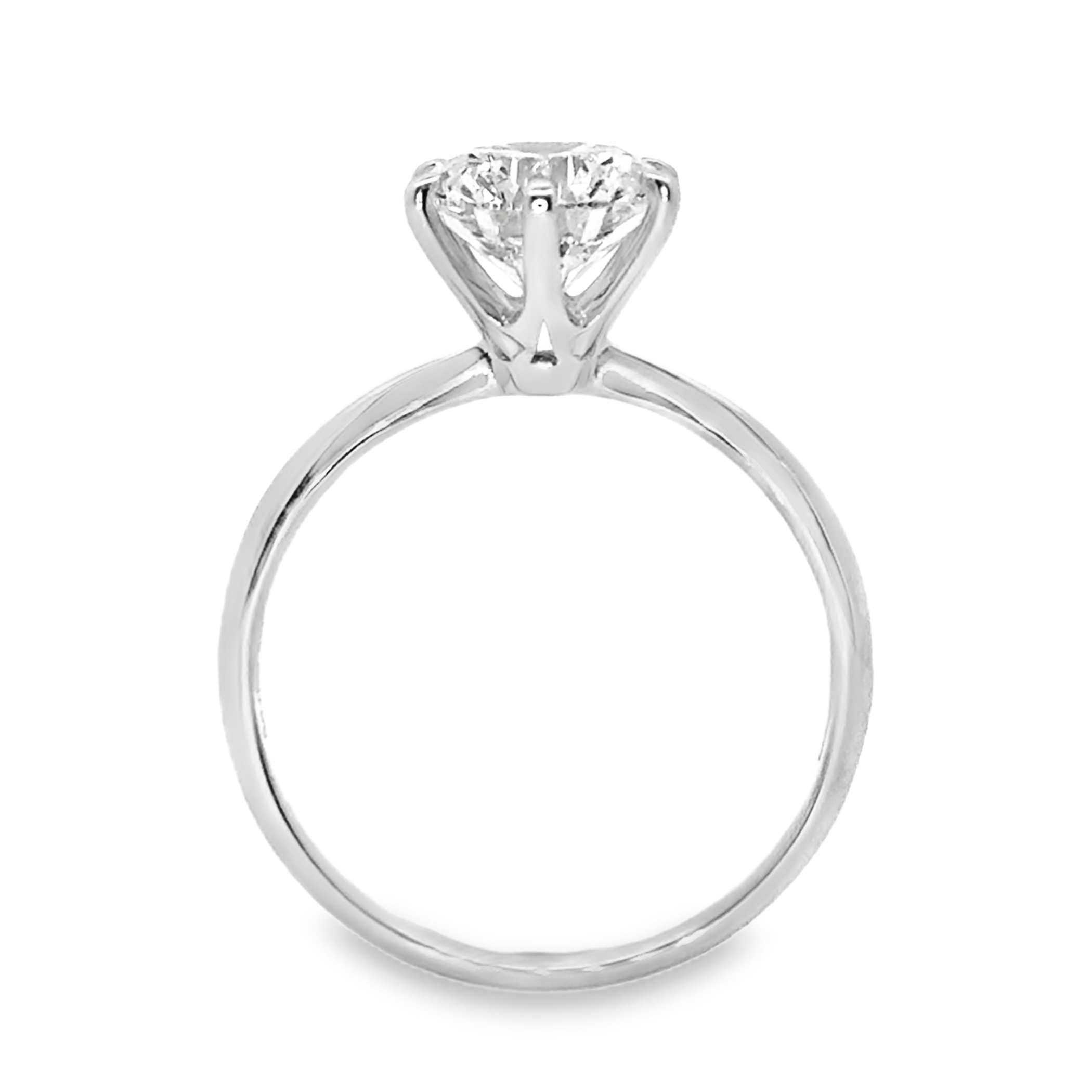 Six Prong Solitaire Engagement Ring [Setting Only] - KNT2S