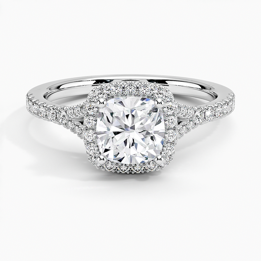 Joy Halo Diamond Engagement Ring [Setting Only] - EC101 - Roselle Jewelry