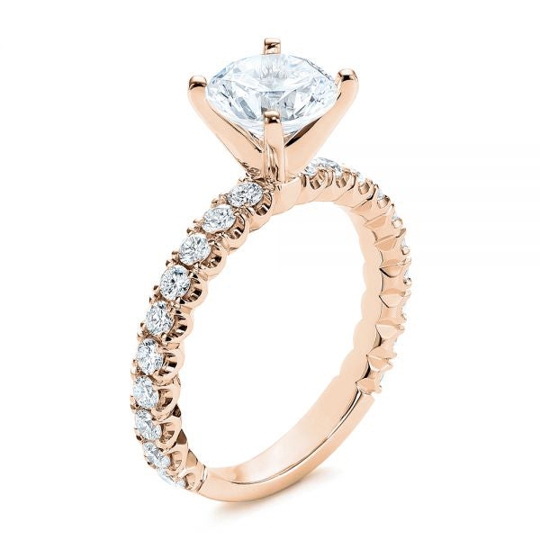 Classic Diamond Engagement Ring [Setting Only] - EC053 - Roselle Jewelry