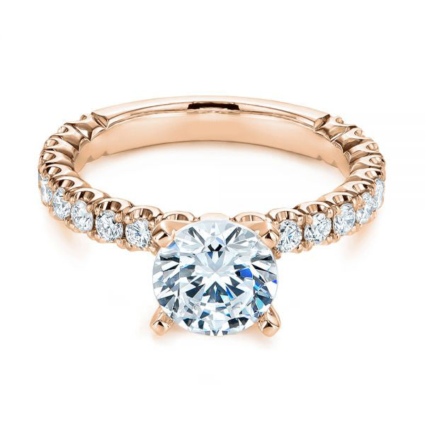 Classic Diamond Engagement Ring [Setting Only] - EC053 - Roselle Jewelry