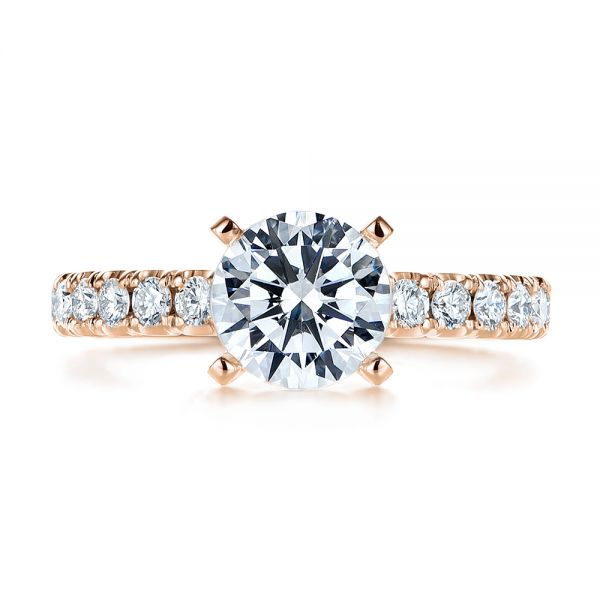 Classic Diamond Engagement Ring [Setting Only] - EC053 - Roselle Jewelry