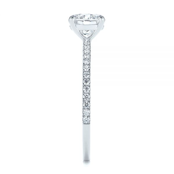 Four Prong Classic Diamond Engagement Ring [Setting Only] - EC051 - Roselle Jewelry