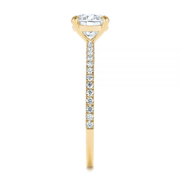 Four Prong Classic Diamond Engagement Ring [Setting Only] - EC051 - Roselle Jewelry