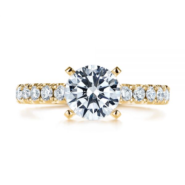 Classic Diamond Engagement Ring [Setting Only] - EC053 - Roselle Jewelry