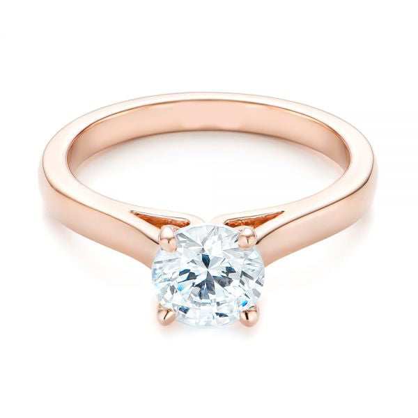 Vintage Diamond Solitaire Engagement Ring [Setting Only] - EC036 - Roselle Jewelry
