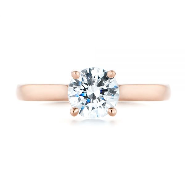 Vintage Diamond Solitaire Engagement Ring [Setting Only] - EC036 - Roselle Jewelry