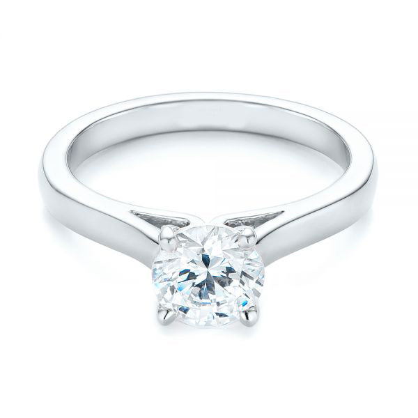 Vintage Diamond Solitaire Engagement Ring [Setting Only] - EC036 - Roselle Jewelry