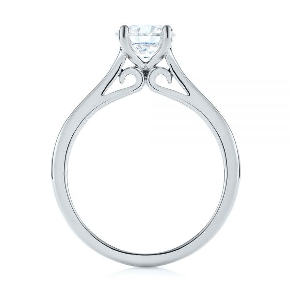 Vintage Diamond Solitaire Engagement Ring [Setting Only] - EC036 - Roselle Jewelry