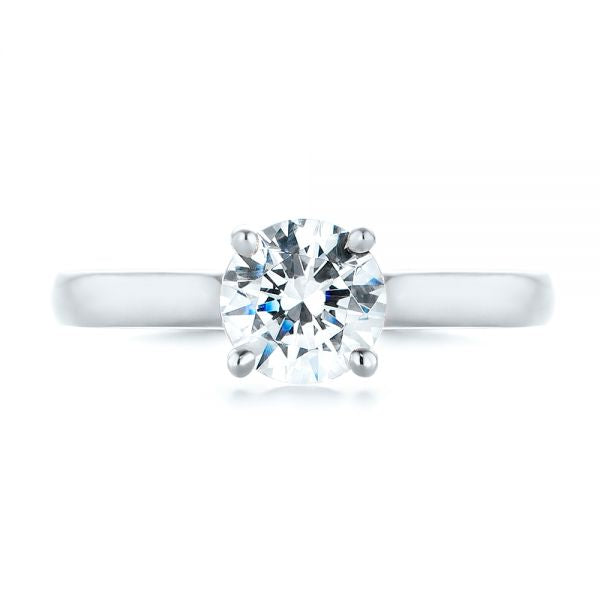 Vintage Diamond Solitaire Engagement Ring [Setting Only] - EC036 - Roselle Jewelry