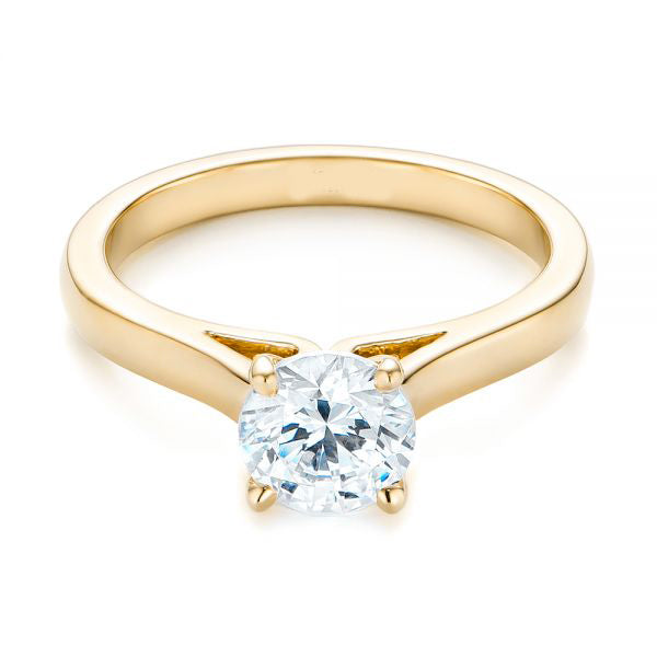 Vintage Diamond Solitaire Engagement Ring [Setting Only] - EC036 - Roselle Jewelry