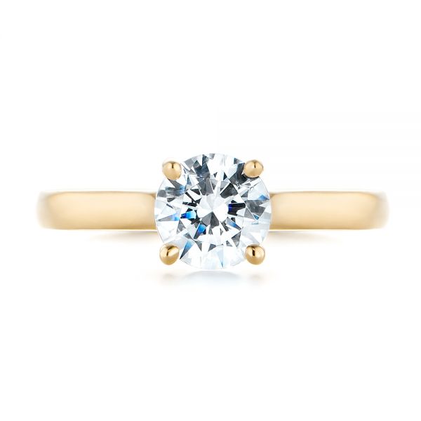 Vintage Diamond Solitaire Engagement Ring [Setting Only] - EC036 - Roselle Jewelry