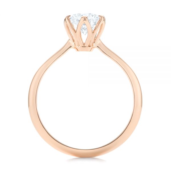 Elegant Solitaire Engagement Ring [Setting Only] - EC001 - Roselle Jewelry
