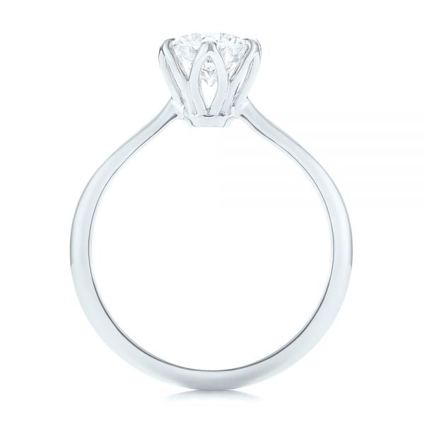 Elegant Solitaire Engagement Ring [Setting Only] - EC001 - Roselle Jewelry