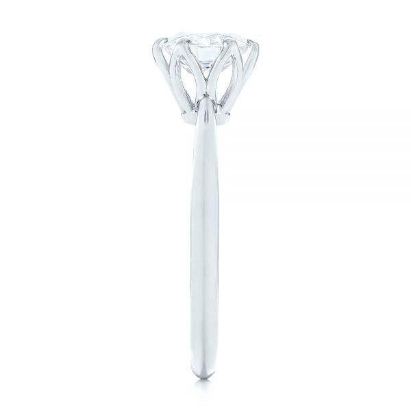 Elegant Solitaire Engagement Ring [Setting Only] - EC001 - Roselle Jewelry