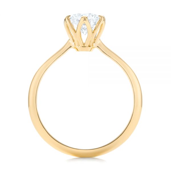 Elegant Solitaire Engagement Ring [Setting Only] - EC001 - Roselle Jewelry