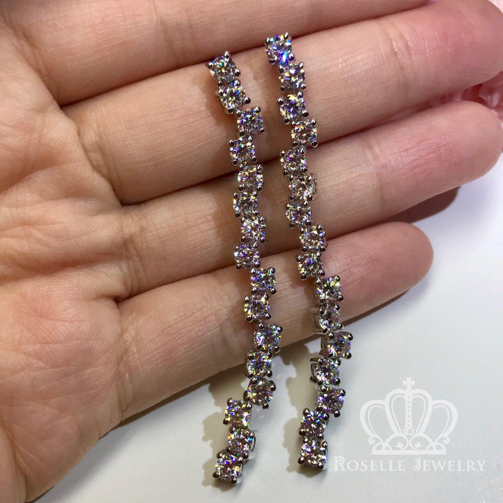 Cascade Drop Earrings - VE4 - Roselle Jewelry