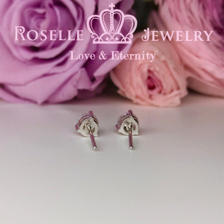 Detachable Floral Stud Earrings - JE2 - Roselle Jewelry