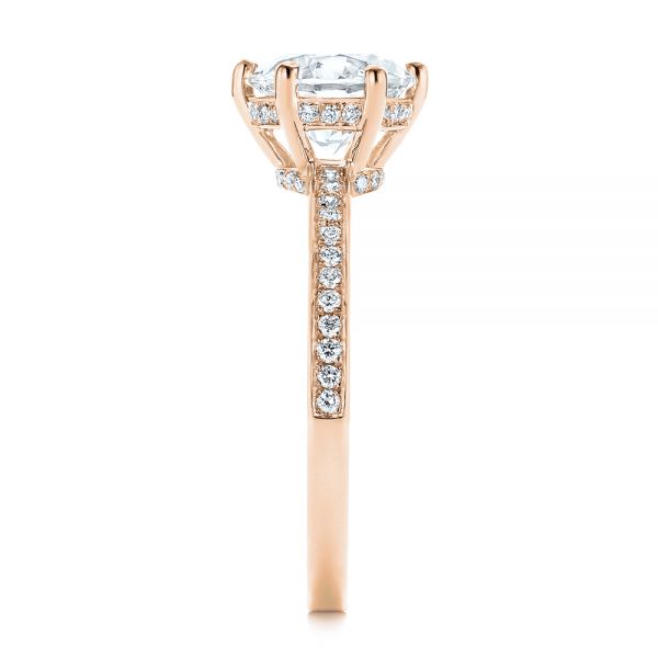 Six Prong Classic Diamond Engagement Ring [Setting Only] - EC050 - Roselle Jewelry