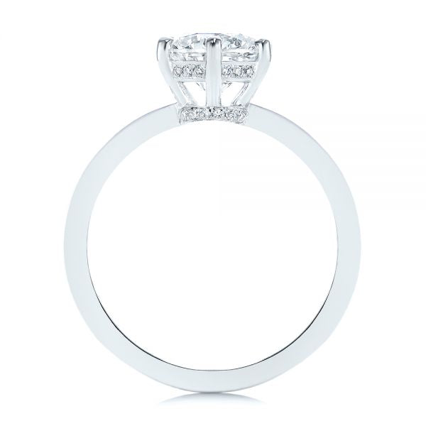 Six Prong Classic Diamond Engagement Ring [Setting Only] - EC050 - Roselle Jewelry