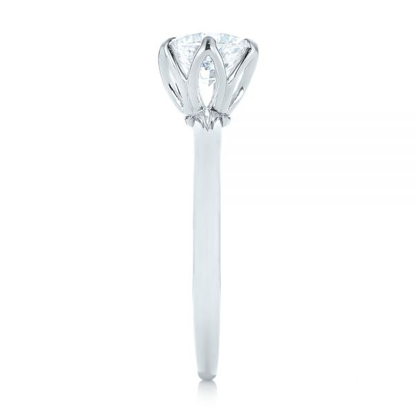 Solitaire Engagement Ring [Setting Only] - EC004 - Roselle Jewelry
