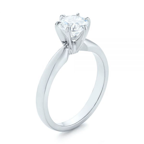 Six Prong Diamond Engagement Ring [Setting Only] - EC045 - Roselle Jewelry