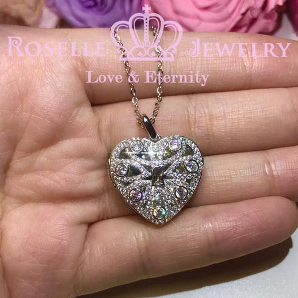 Heart Shape Uncover Pendants - PC1 - Roselle Jewelry