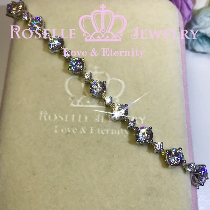 Brilliant Round Cut Bracelet - B100 - Roselle Jewelry